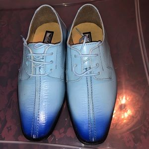 Blue Dress Shoes